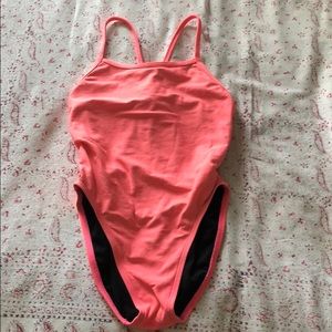 Jolyn pink one piece swim